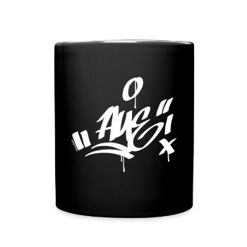Aue T Shirt Graffiti - Full Colour Mug - black - Front