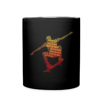 Skateboard Vintage Skater Cascades Skateboard - Mug uni - noir - Devant