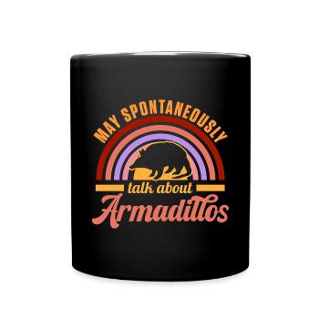 Cadeau de tatou Dicton drôle - Mug uni - noir - Devant