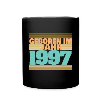 1997 - Tasse einfarbig - Schwarz - Vorne