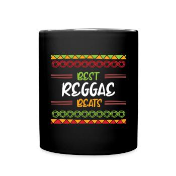 Best Reggae Beats - Full Colour Mug - black - Front
