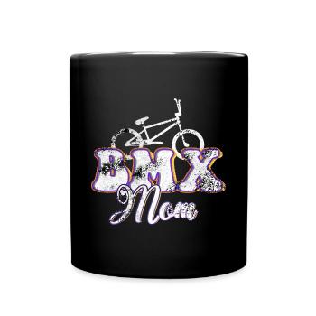 BMX / Bmx Bike / Bike / Gift / Cyclist - Full Colour Mug - black - Front