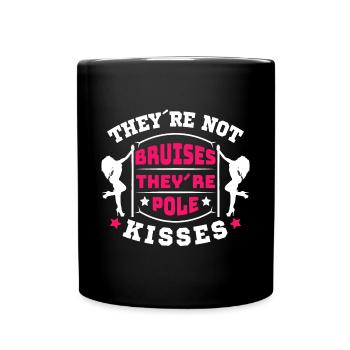 Pole Dance Poledancing Tanzen - Tasse einfarbig - Schwarz - Vorne