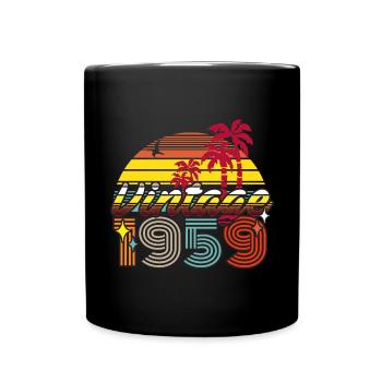 Millésime 1959 - Mug uni - noir - Devant