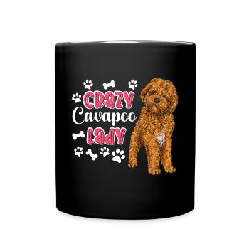 Cavapoo Cavoodle Capoodle Chien - Mug uni - noir - Devant