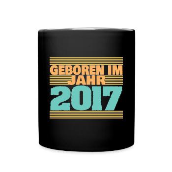 2017 - Tasse einfarbig - Schwarz - Vorne