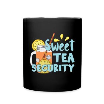 Sécurité du thé sucré - Mug uni - noir - Devant