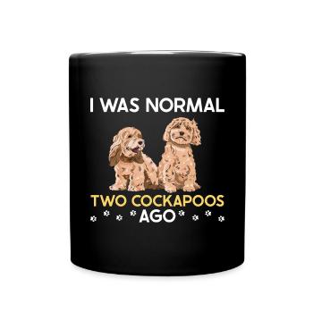 Cockapoo Chien - Mug uni - noir - Devant