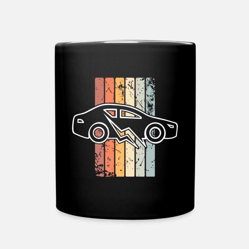 E-car electric car - Full Colour Mug - black