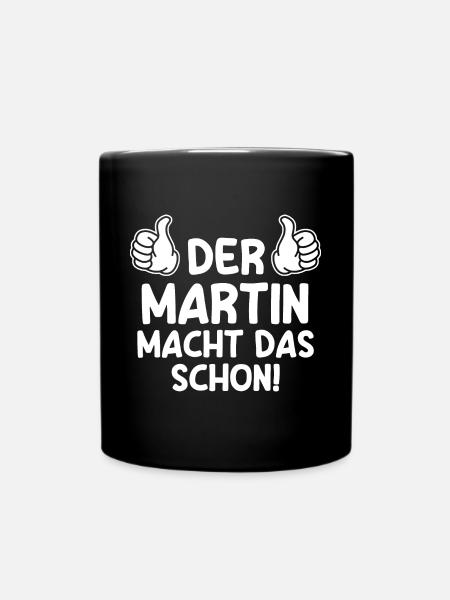 Martin - Mug uni - noir