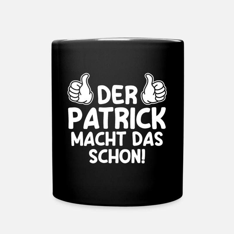 Patrick - Tasse einfarbig - Schwarz