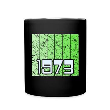 1973 - Tasse einfarbig - Schwarz - Vorne