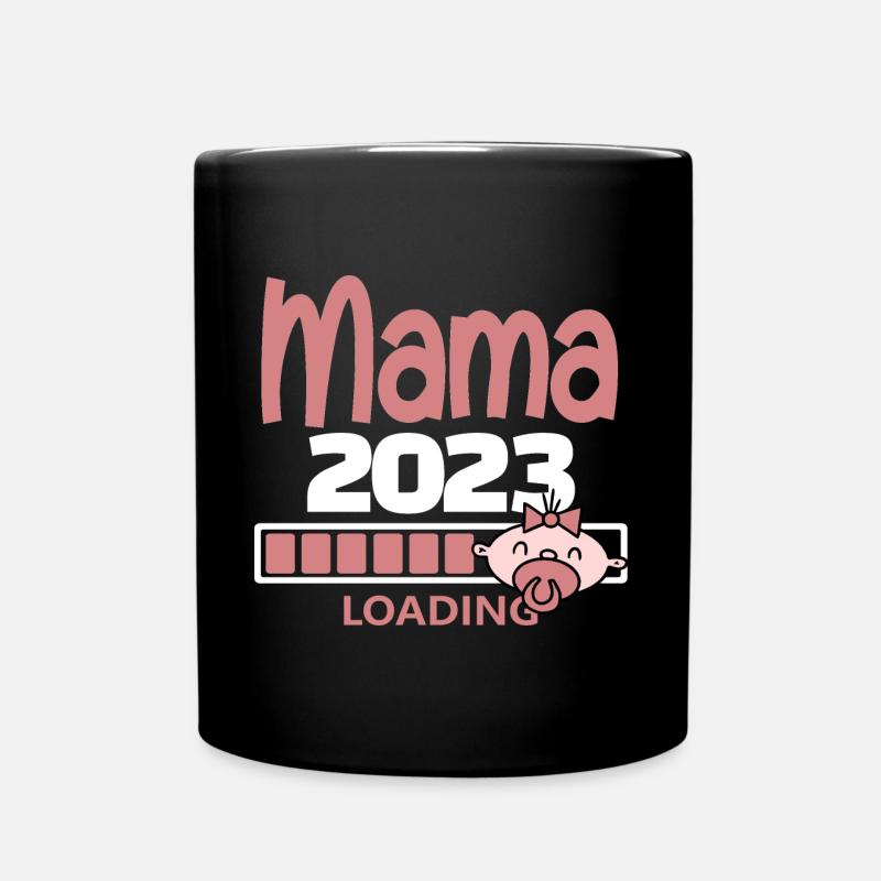 Mama 2023 - Tasse einfarbig - Schwarz