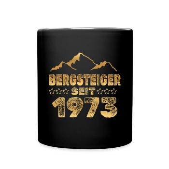 geboren 1973 - Tasse einfarbig - Schwarz - Vorne