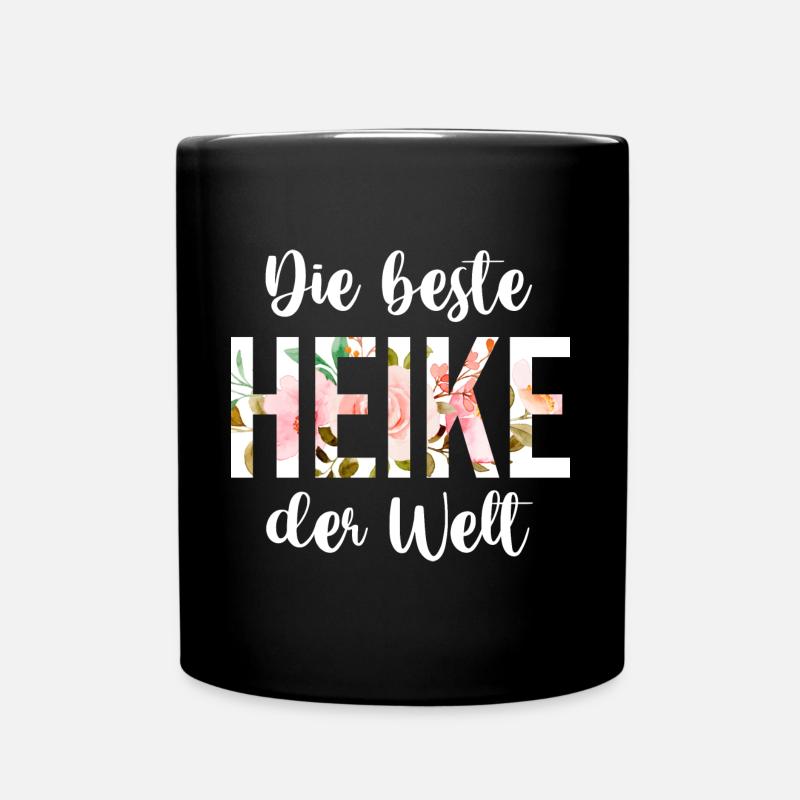 Heike - Tasse einfarbig - Schwarz