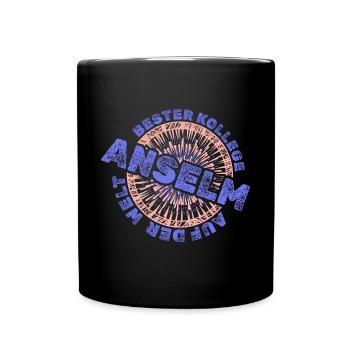 Kollege Anselm - Tasse einfarbig - Schwarz - Vorne