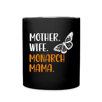 Monarque papillon monarque américain papillon monarque - Mug uni - noir - Devant
