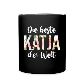 Katja - Tasse einfarbig - Schwarz - Vorne