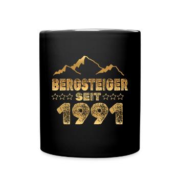 geboren 1991 - Tasse einfarbig - Schwarz - Vorne