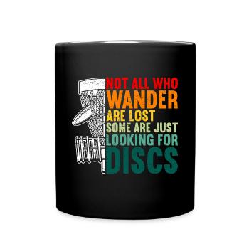Disc Golf Disc Golfing - Full Colour Mug - black - Front