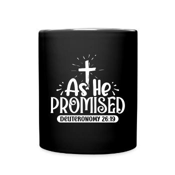 Ostern - Feiere die Auferstehung von Jesus - Tasse einfarbig - Schwarz - Vorne