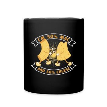 Macaroni au fromage macaroni et pâtes au fromage - Mug uni - noir - Devant