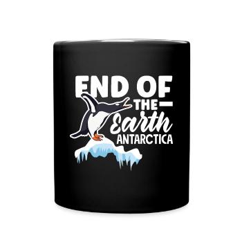 End of the earth Ice Expedition Adventure - Full Colour Mug - black - Front