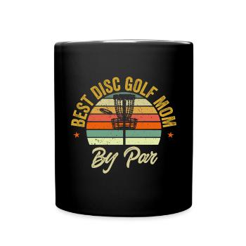 Discgolf Disc Golf Frisbee - Tasse einfarbig - Schwarz - Vorne