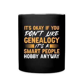 Généalogie Généalogie Généalogiste - Mug uni - noir - Devant