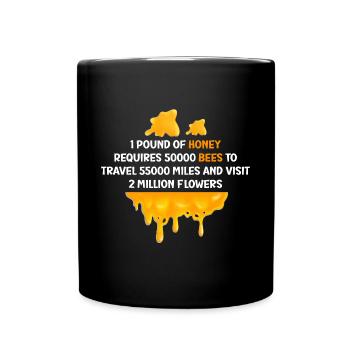 Beekeeping Beekeeping Course Beekeepers' Association Honey Bee Beekeepers - Full Colour Mug - black - Front