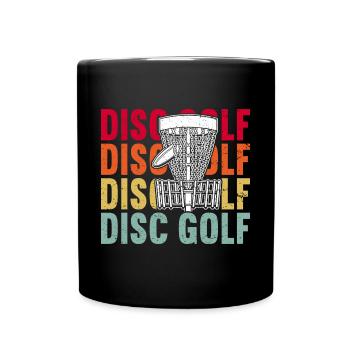 Disc Golf - Full Colour Mug - black - Front