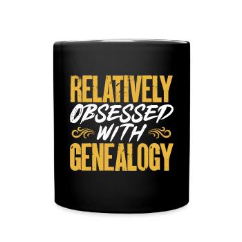 Généalogie Généalogie Généalogiste - Mug uni - noir - Devant