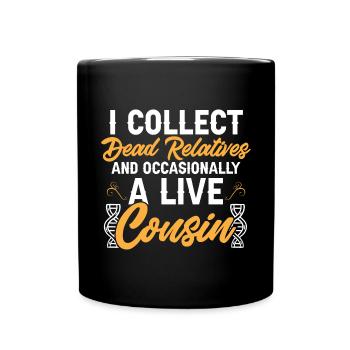 Généalogie Généalogie Généalogiste - Mug uni - noir - Devant