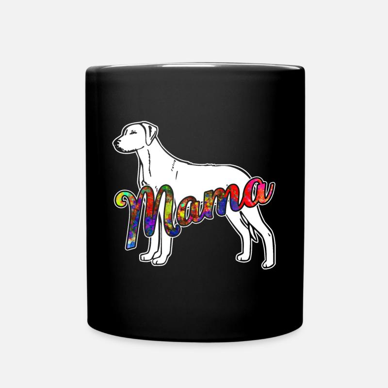 Rhodesian Ridgeback Rhodesian Ridgeback Mama - Full Colour Mug - black