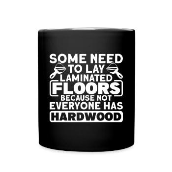 Flooring Flooring Installer Tiler Flooring - Full Colour Mug - black - Front