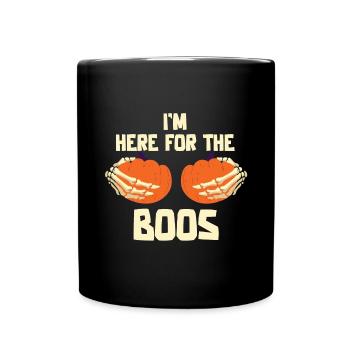Grusel Halloweenspruch Spruch Halloween - Tasse einfarbig - Schwarz - Vorne
