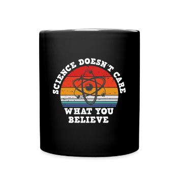 Biologie Lehrer Motiv Naturwissenschaft - Tasse einfarbig - Schwarz - Vorne
