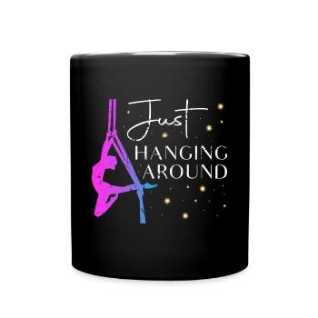 Just Hanging Around Aerial Silk Dancer - Tasse einfarbig - Schwarz - Vorne