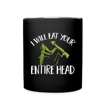 Mante religieuse, collectionneur d’insectes, entomologiste - Mug uni - noir - Devant