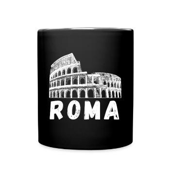 Roma Colosseum Rome Colisée Italie Souvenir - Mug uni - noir - Devant