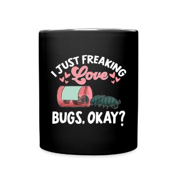 Collectionneur d’insectes Insectes, Amateur de coléoptères, Entomologiste - Mug uni - noir - Devant