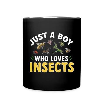 Insect collectors, insects, beetle lovers, entomologists - Full Colour Mug - black - Front