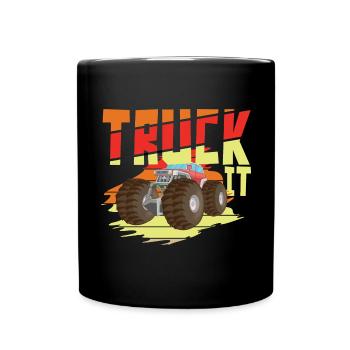 Truck It - Tasse einfarbig - Schwarz - Vorne
