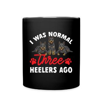 Australian Cattle Dog Red Blue Heeler - Full Colour Mug - black - Front