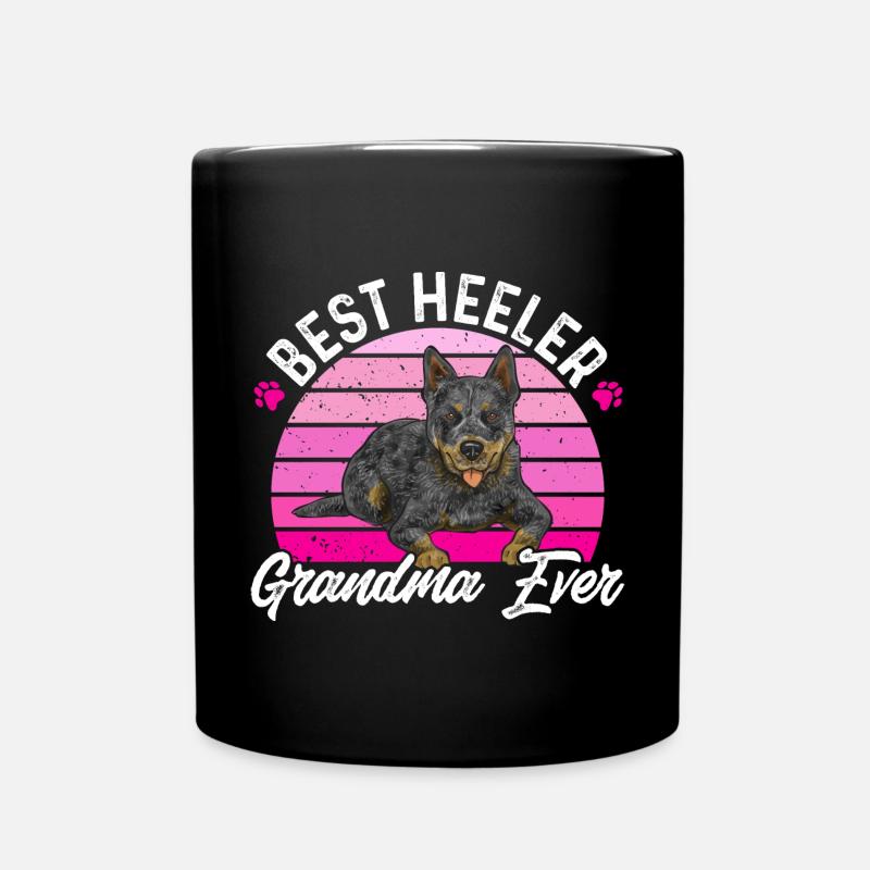 Bouvier australien Red Blue Heeler - Mug uni - noir