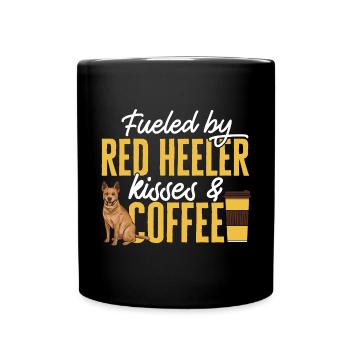 Australian Cattle Dog Red Blue Heeler - Full Colour Mug - black - Front