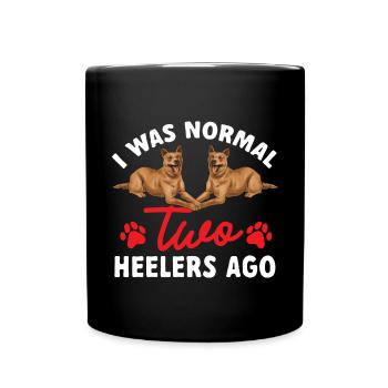 Australian Cattle Dog Red Blue Heeler - Full Colour Mug - black - Front