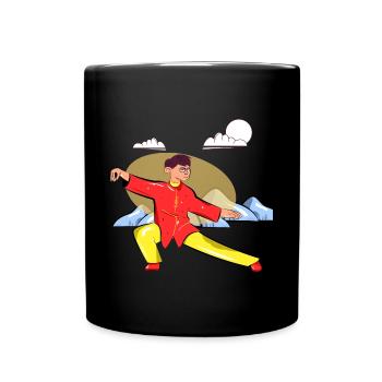 Tai Chi - Full Colour Mug - black - Front