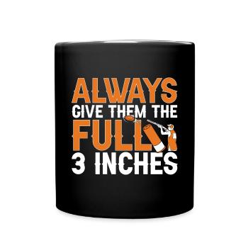 Shooting Skeet Clay Pigeon Shooting - Full Colour Mug - black - Front