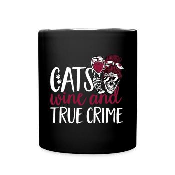 Wahre Verbrechen Podcaster True Crime Podcast - Full Colour Mug - black - Front